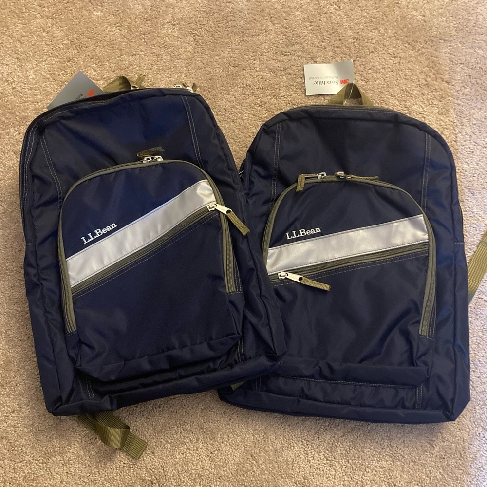 NWT L.L. Bean Navy Blue Backpacks